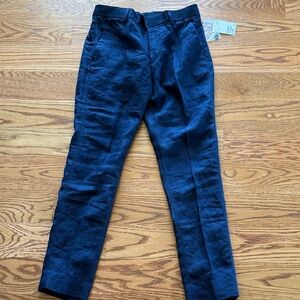 H&M Slim Fit Trousers in Dark navy